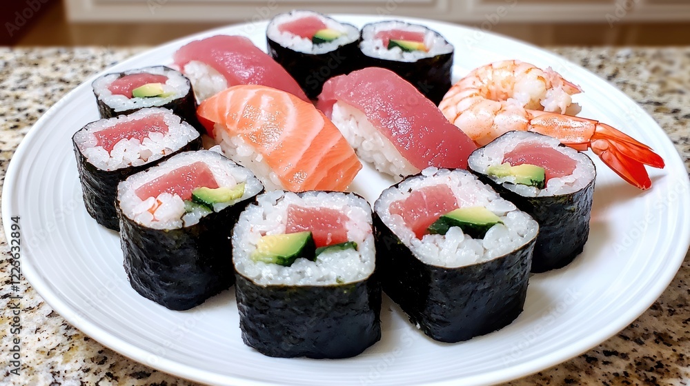 Assorted Sushi and Sashimi Platter Assorted Sushi and Sashimi Platter