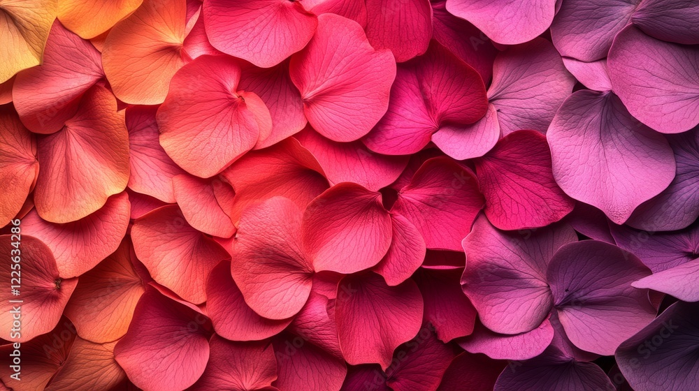 A close up of a bunch of pink flowers with a rainbow of colors A close up of a bunch of pink flowers with a rainbow of colors