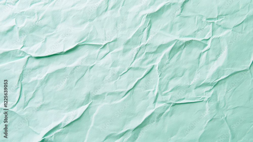 Fototapeta premium Soft Aquamarine Paper Texture with Rough Background for Abstract Designs