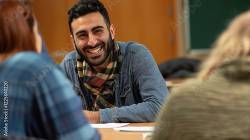 group of students in classroom