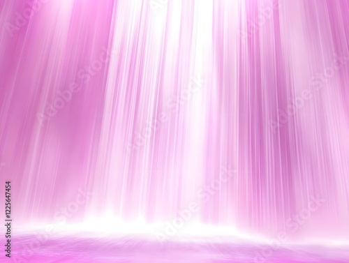 Pink Light Rays Abstract Background, Soft Glowing Beams,  Digital Art