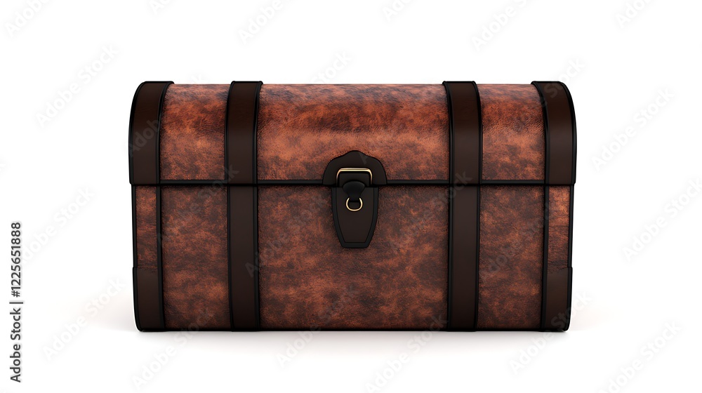 treasure chest isolated on white background treasure chest isolated on white background