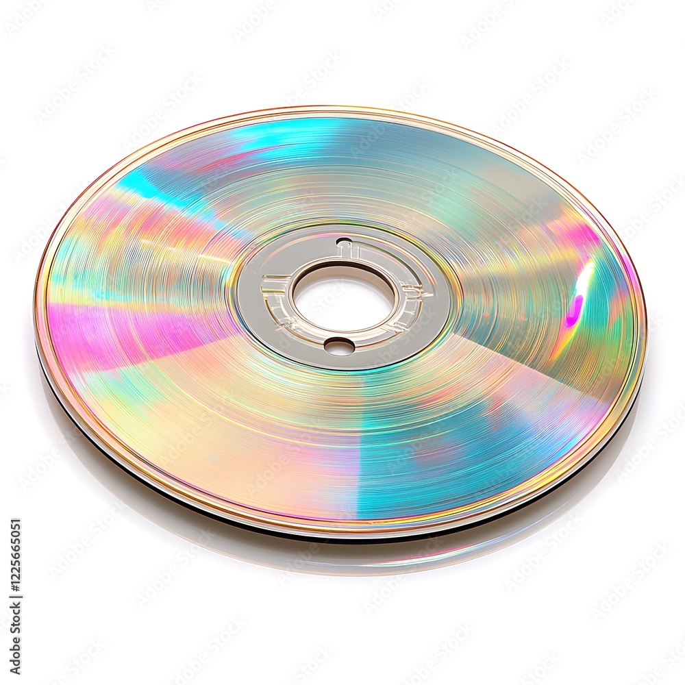 Rainbow iridescent CD Rom Data Disc Media Storage Rainbow iridescent CD Rom Data Disc Media Storage