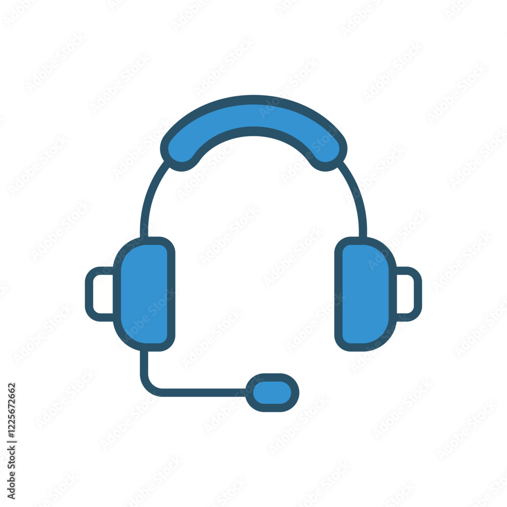 Customer Service vector icon stock illustration Customer Service vector icon stock illustration