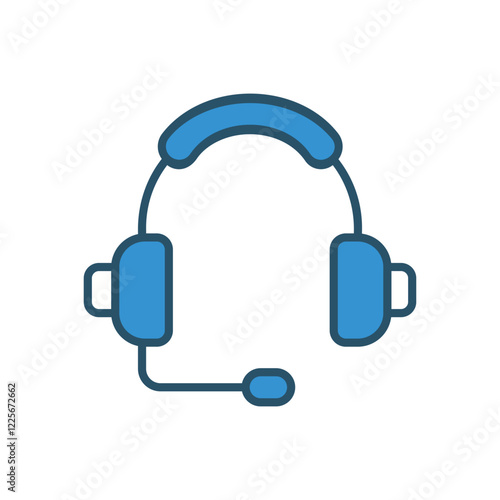 Customer Service vector icon stock illustration