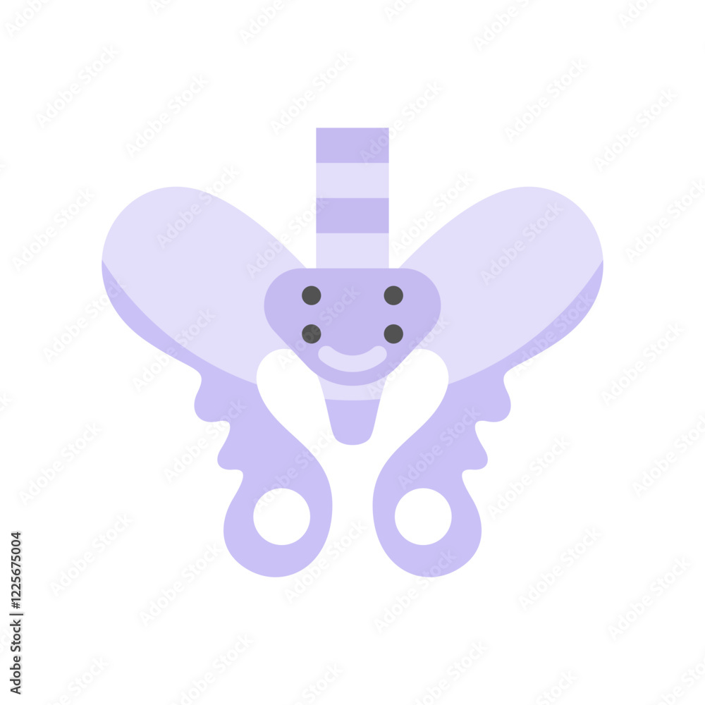 Obraz premium Hipbone illustration