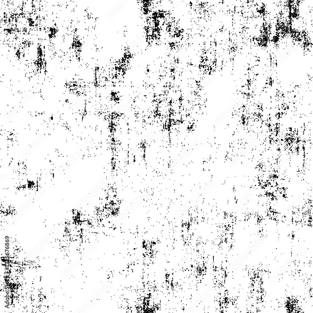 Fototapeta premium Rustic grunge vector texture with grain and stains. Abstract noise background. Weathered surface.