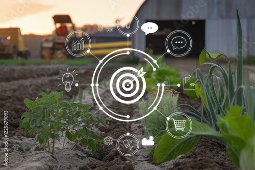 Wallpaper Mural Smart Agriculture: Precision Farming and Technology Integration for Optimized Crop Yields Torontodigital.ca