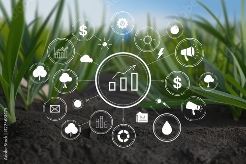 Wallpaper Mural Smart Agriculture: Technology and Growth in Farming Torontodigital.ca