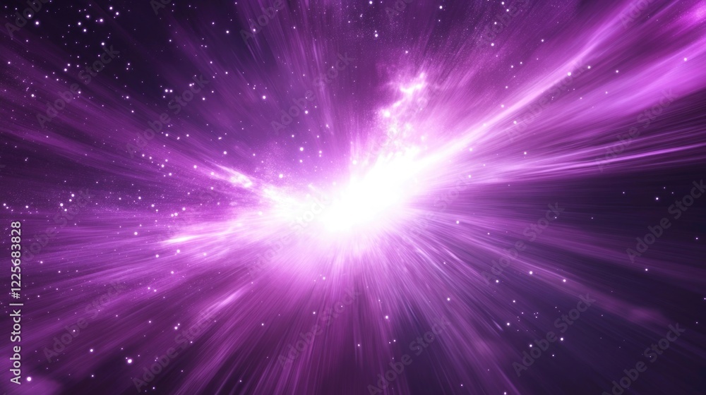 Vibrant Purple Aurora with Cosmic Light Rays in an Abstract 3D Background Design for Creative Projects or Digital Art Vibrant Purple Aurora with Cosmic Light Rays in an Abstract 3D Background Design for Creative Projects or Digital Art