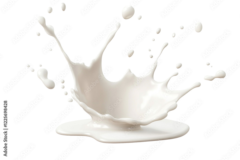 milk splash isolated on white milk splash isolated on white