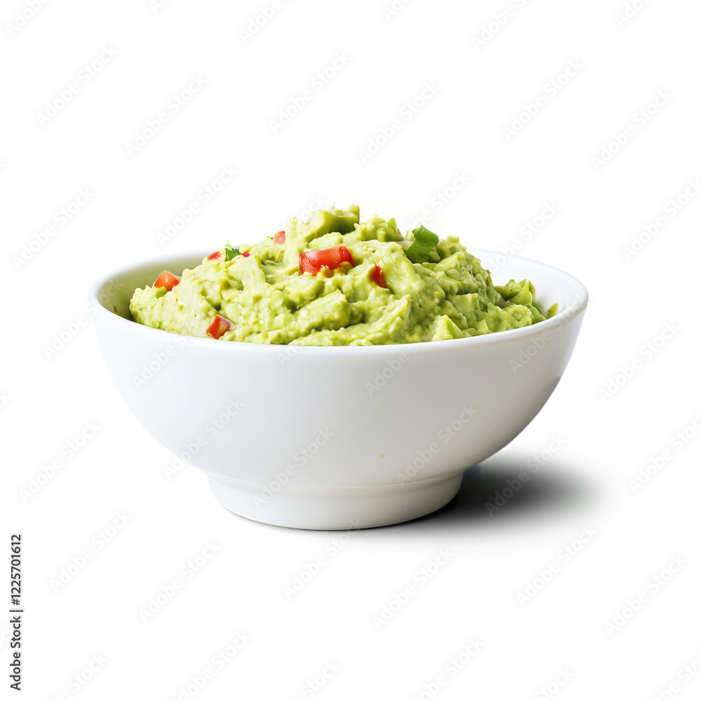 bowl of guacamole isolated on transparent background bowl of guacamole isolated on transparent background