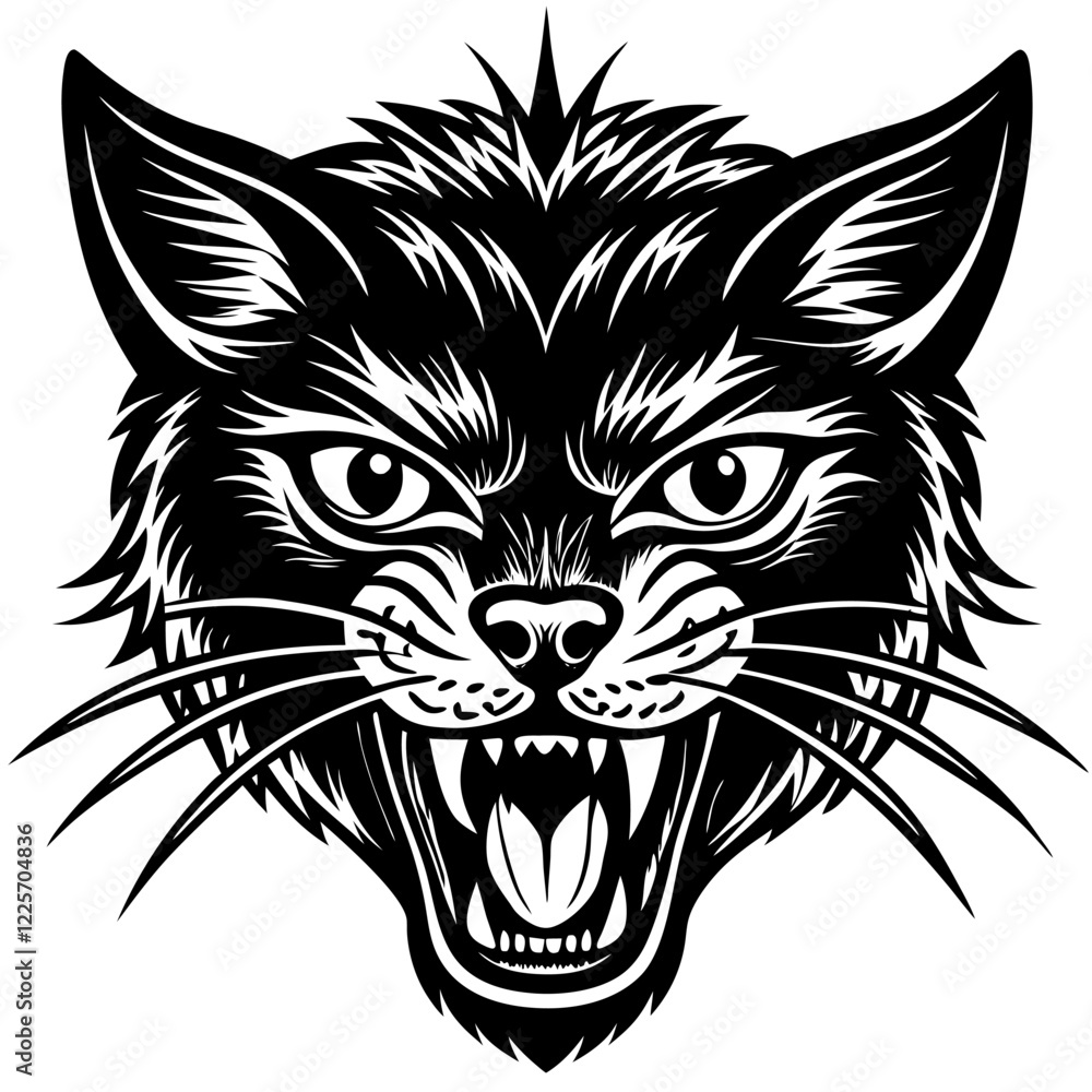 Fototapeta premium head of a wolf