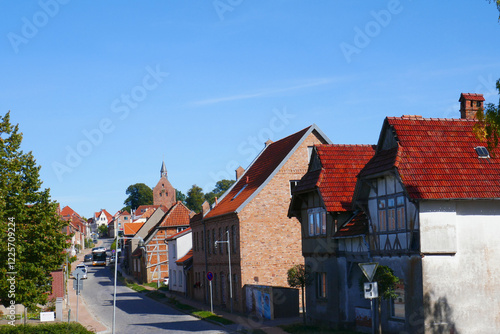 Historic old town of Dassow Historic old town of Dassow, Germany photo