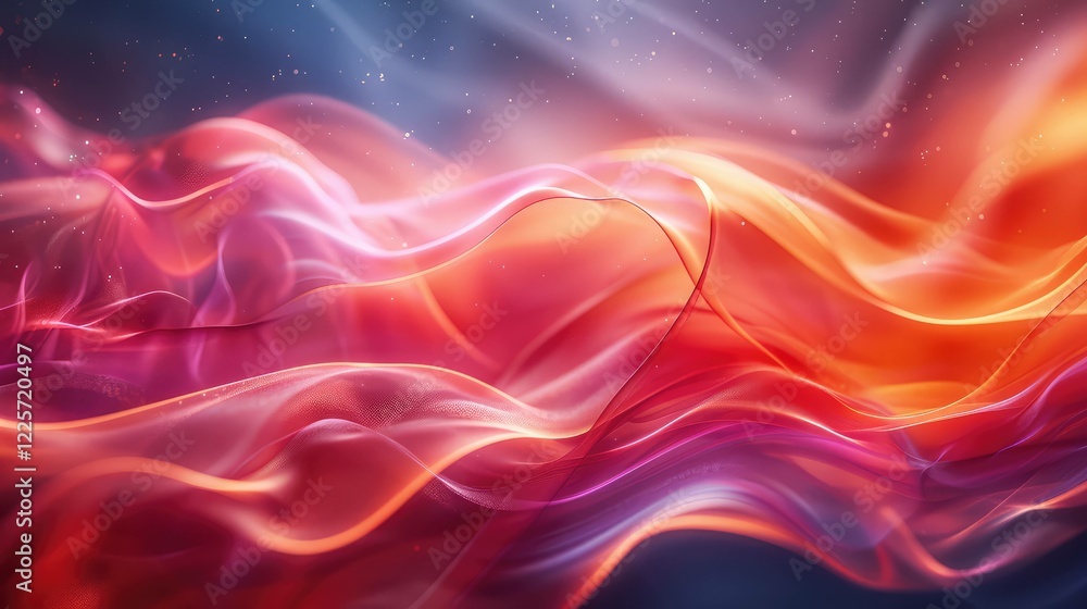 Obraz premium Colorfull curved abstract background