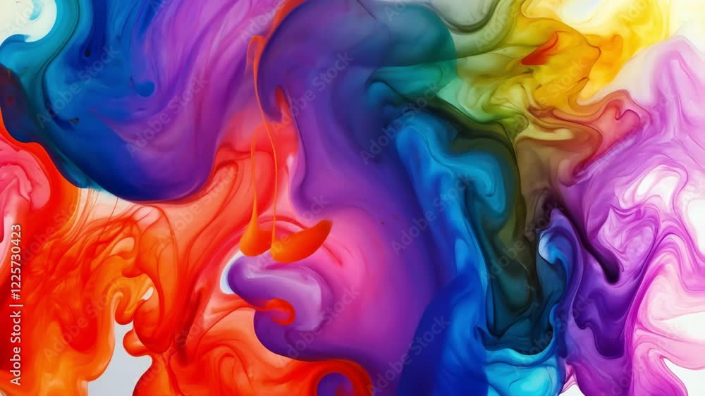 Dynamic abstract colors blend fluidly, showcasing vibrant creativity and emotional depth through captivating motion Dynamic abstract colors blend fluidly, showcasing vibrant creativity and emotional depth through captivating motion