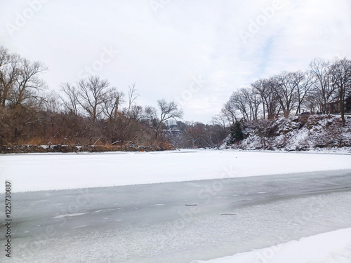 Photography Humber river in winter