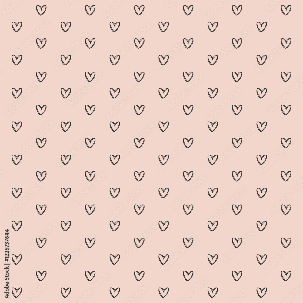 Cute heart pattern. Seamless love pattern. Romantic background. Valentine's day holiday backdrop texture. Cute heart pattern. Seamless love pattern. Romantic background. Valentine's day holiday backdrop texture.