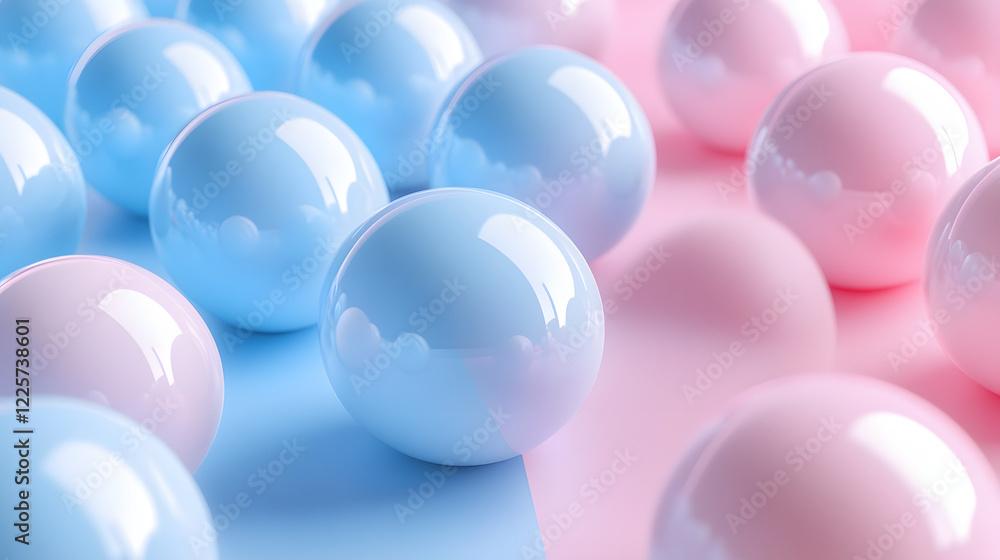 Abstract blue and pink three-dimensional background of many spheres separated from each other and resembling drops 3D illustration 3D rendering
Abstract blue and pink three-dimensional background of many spheres separated from each other and resembling drops 3D illustration 3D rendering
