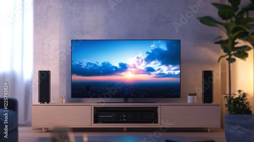 TV white noise background