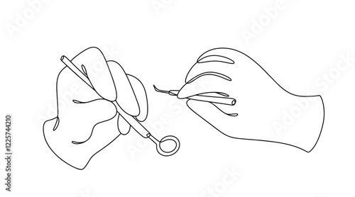 Dentist hands