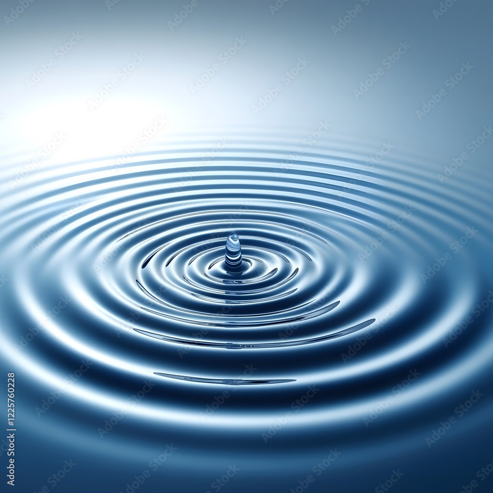 Stunning Water Drop Ripples Abstract Background Stunning Water Drop Ripples Abstract Background