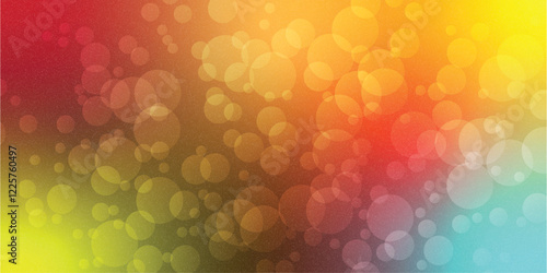 Colorful bokech, circles, abstract background bokeh effects in various colors design. Vector illustration