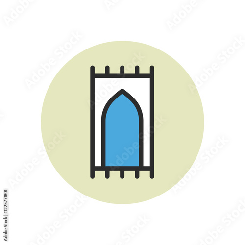 Mat  icon vector stock illustration