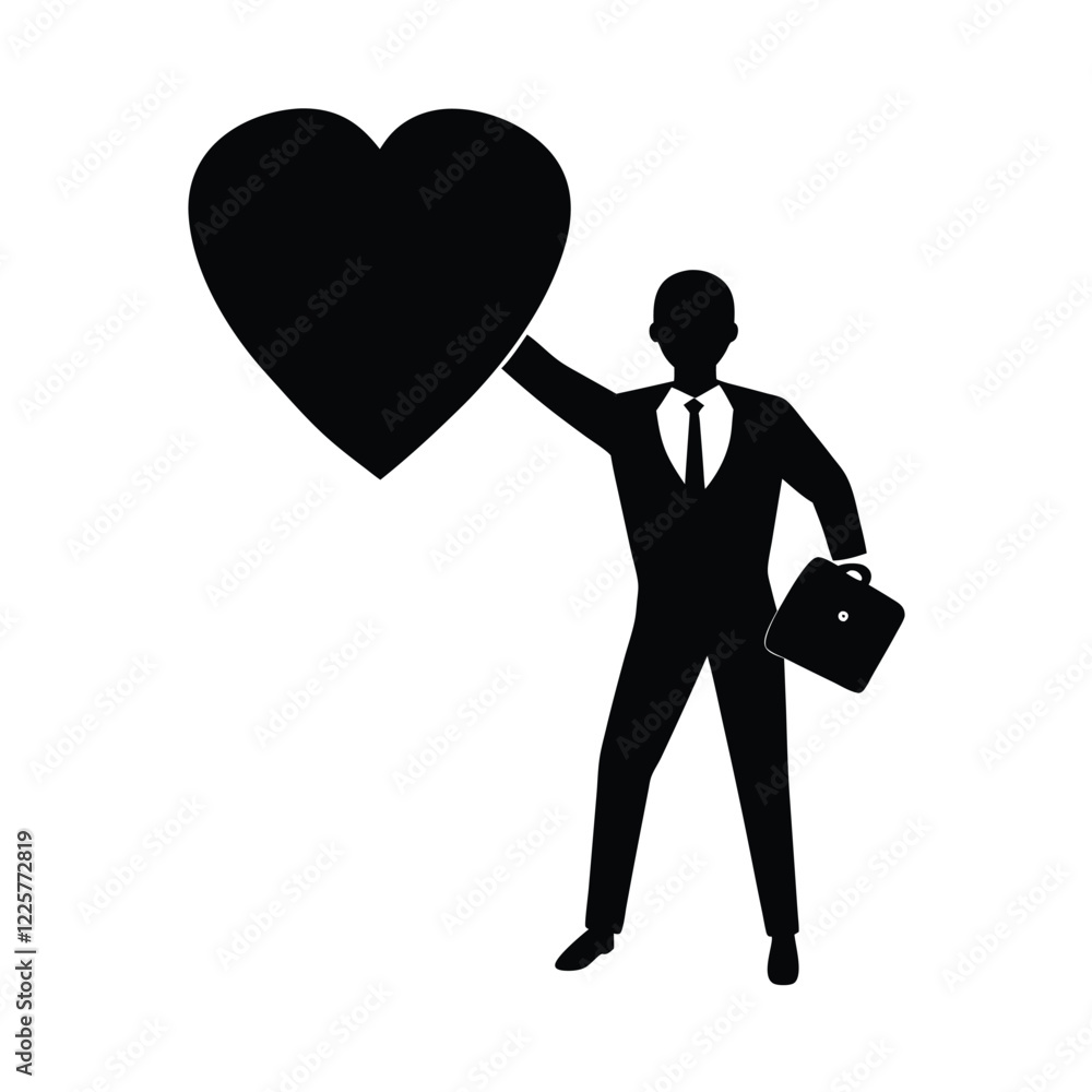Businessman silhouette with heart and dollar balance 1 silhouette art ,,
Businessman silhouette with heart and dollar balance 1 silhouette art ,,