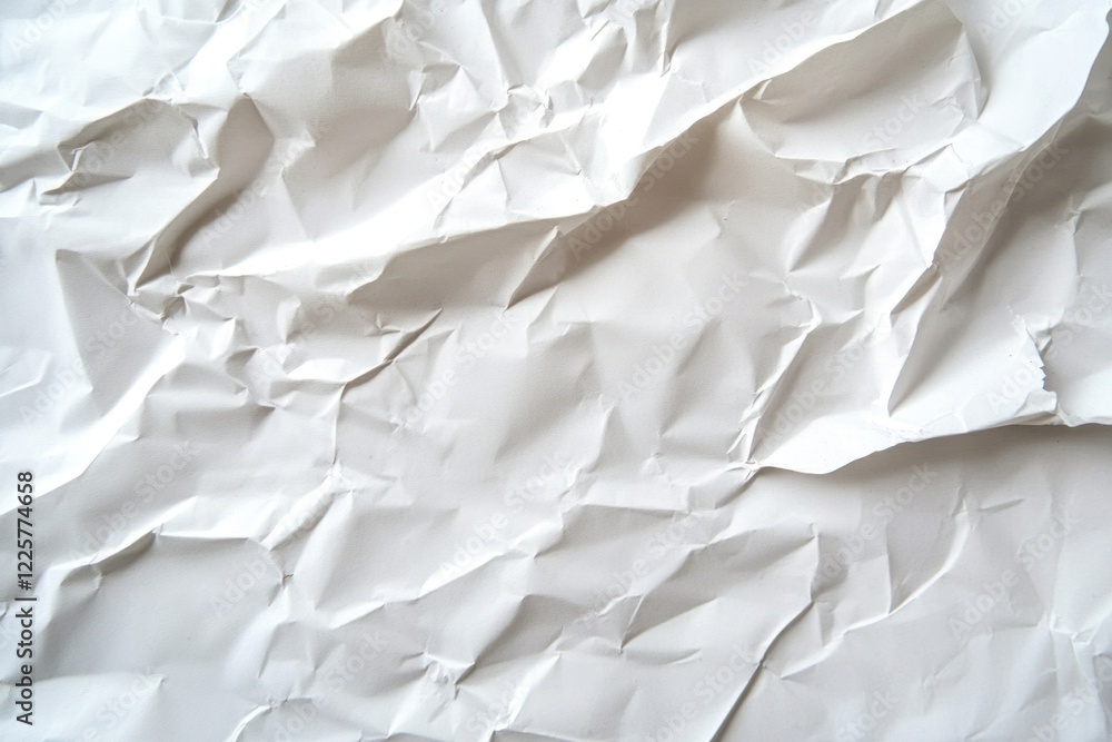 Crumpled white paper texture background. Crumpled white paper texture background.