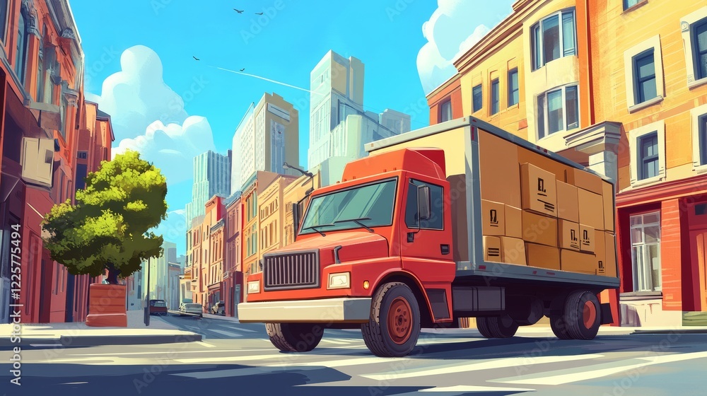Obraz premium delivery service design, vector illustration eps10 graphic 