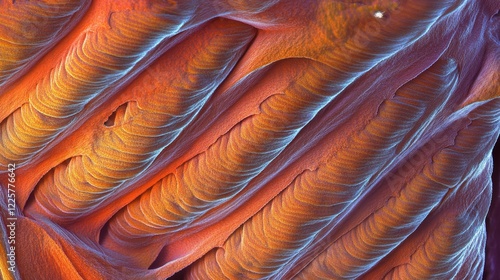 Striated muscle fibers of the heart myocardium The cardiac myocytes have a central single nucleus peripheral striated myofibrils and are joined by intercalated disks Light microscope micrograph