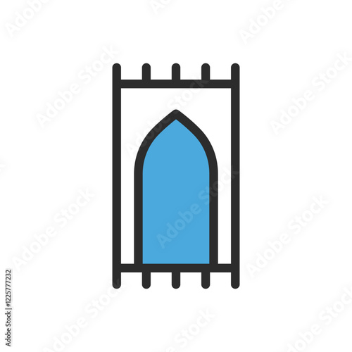 Mat  icon vector stock illustration