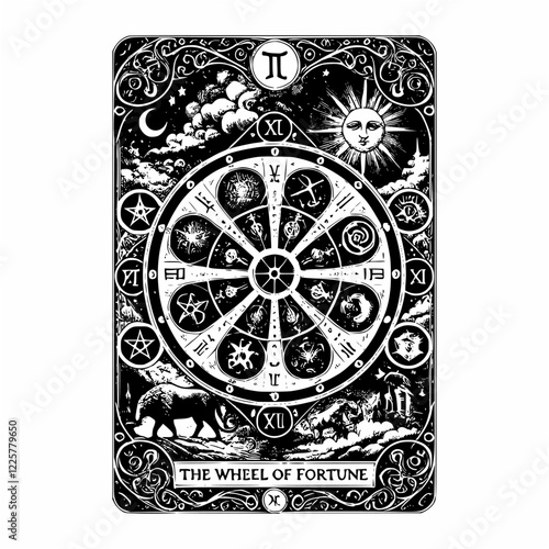 The Wheel of Fortune Tarot: A Journey Through Life’s Ups and Downs