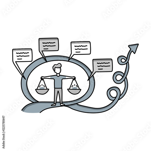 Hypothesis Icon. Research and Data-Driven Insights Illustration for Problem Solving. – Transparent PNG