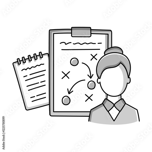 Role Icon. Task Assignment and Responsibility Management Illustration for Organizational Structure. – Transparent PNG
