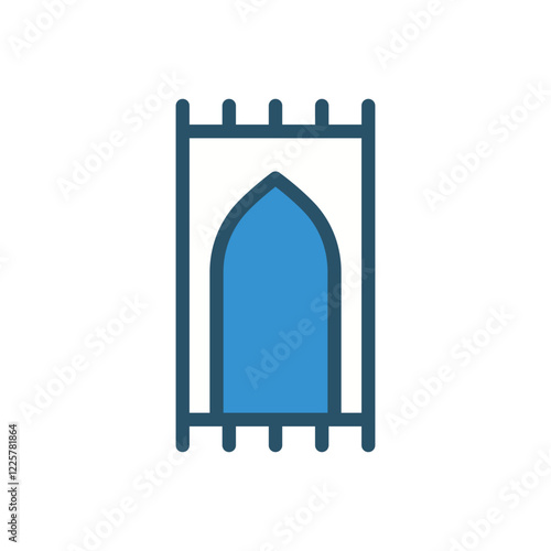 Mat  icon vector stock illustration