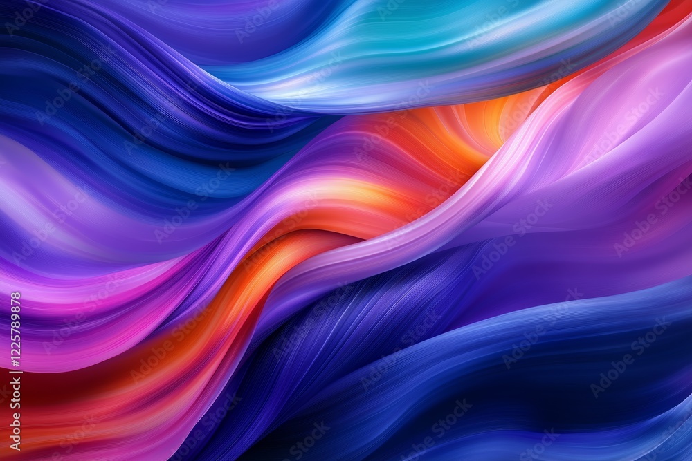 Waves of glowing energy flow through vibrant space, creating swirling motion and vibrant transformation. Luminous waves blend with radiant hues, expands into futuristic waves Waves of glowing energy flow through vibrant space, creating swirling motion and vibrant transformation. Luminous waves blend with radiant hues, expands into futuristic waves
