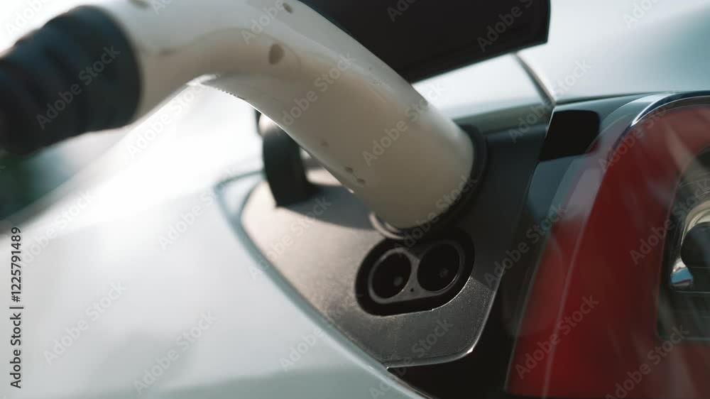 Electric vehicle technology utilized to residential area or home charging station for EV car battery recharge. Eco-friendly transport by clean and sustainable energy for future environment. Fastidious Electric vehicle technology utilized to residential area or home charging station for EV car battery recharge. Eco-friendly transport by clean and sustainable energy for future environment. Fastidious