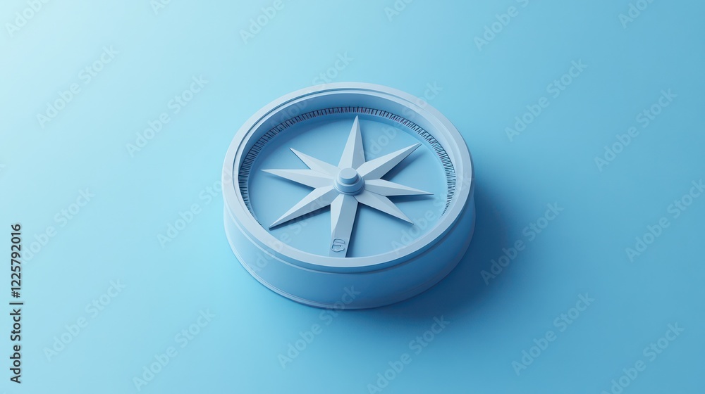 3d Geometric compass icon. Minimal Blue Drawing compass icon isolated on blue 3D render 3d Geometric compass icon. Minimal Blue Drawing compass icon isolated on blue 3D render