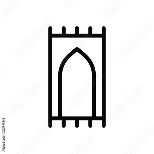 Mat  icon vector stock illustration
