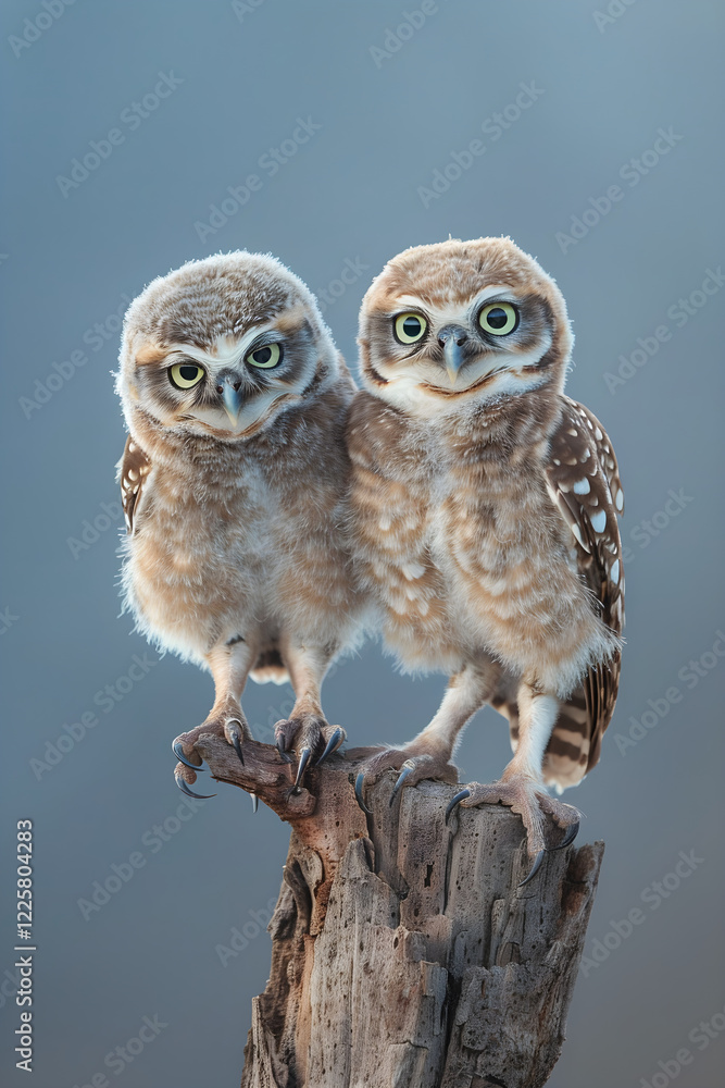 Innocence Beneath the Stars: A Mesmeric Capture of Night-Time Owlets Innocence Beneath the Stars: A Mesmeric Capture of Night-Time Owlets