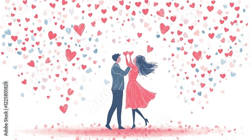 Wallpaper Mural Raining Love Torontodigital.ca