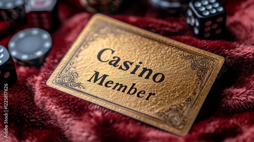 Luxurious Casino Membership Card for VIPs and High Rollers with Exclusive Benefits and Privileges photo