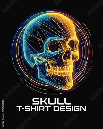 Skull Vector T Shirt Design