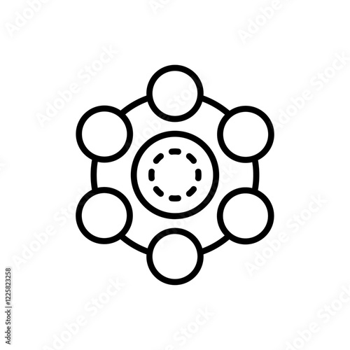 Antioxidant rich food icon outline set sign