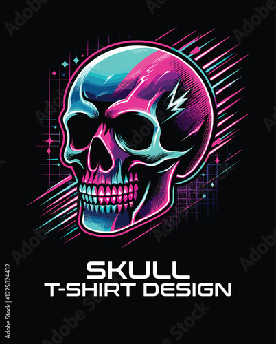 Skull Vector T Shirt Design