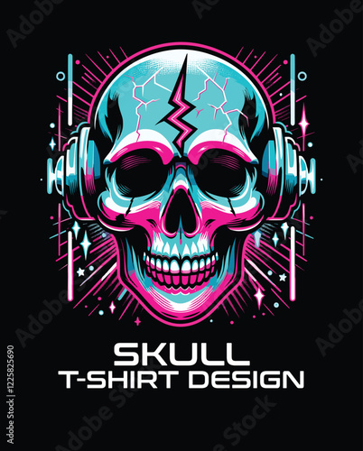 Skull Vector T Shirt Design