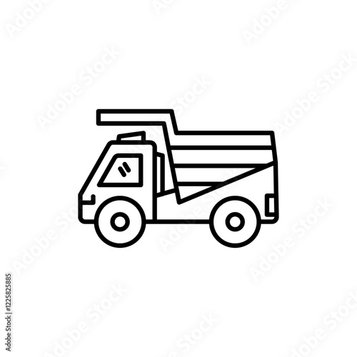 Haul icon outline set sign