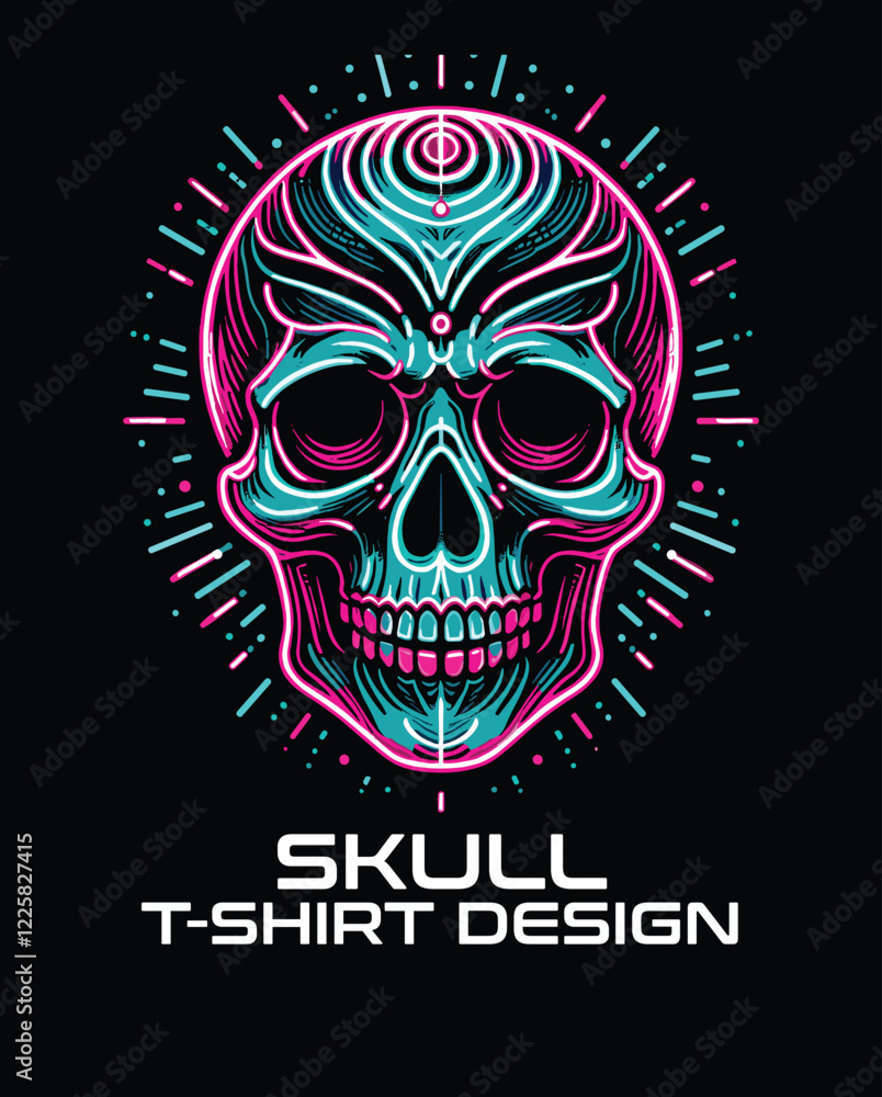 Skull Vector T Shirt Design Skull Vector T Shirt Design